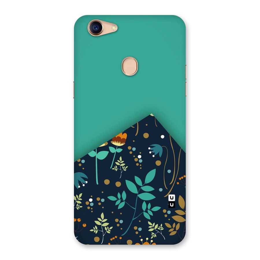 Floral Corner Back Case for Oppo F5
