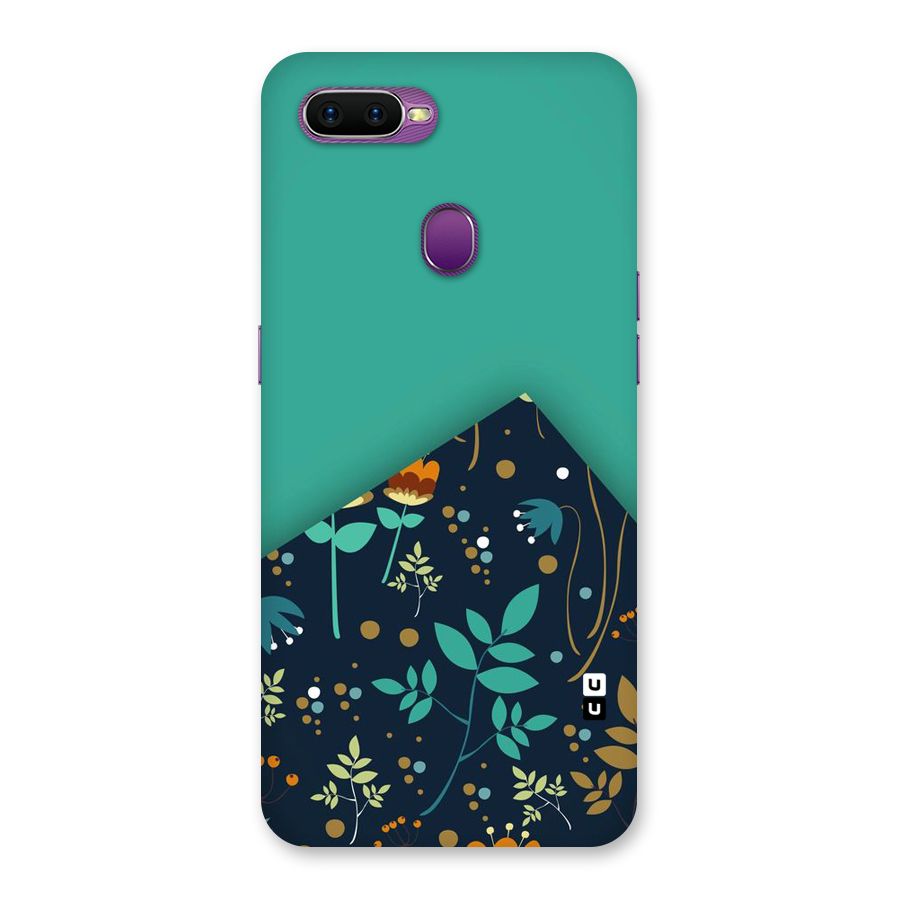 Floral Corner Back Case for Oppo F9