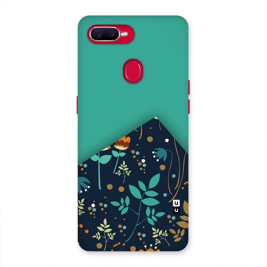 Floral Corner Back Case for Oppo F9 Pro