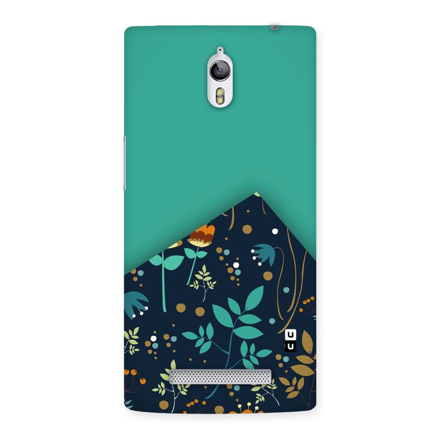 Floral Corner Back Case for Oppo Find 7