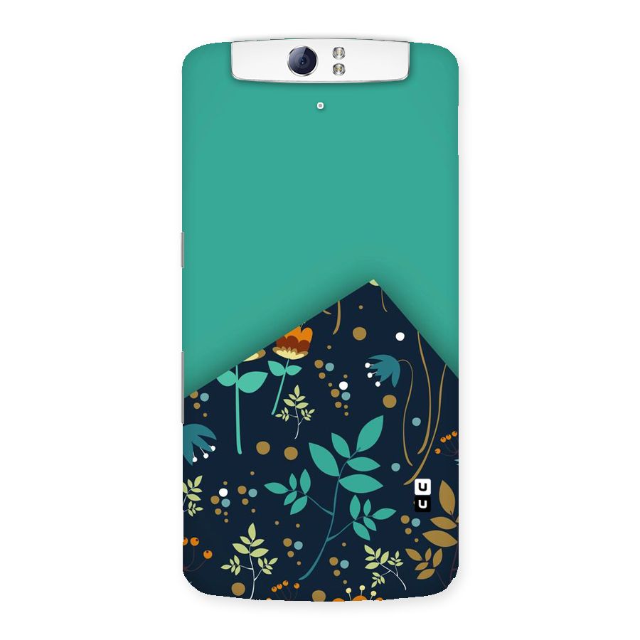 Floral Corner Back Case for Oppo N1