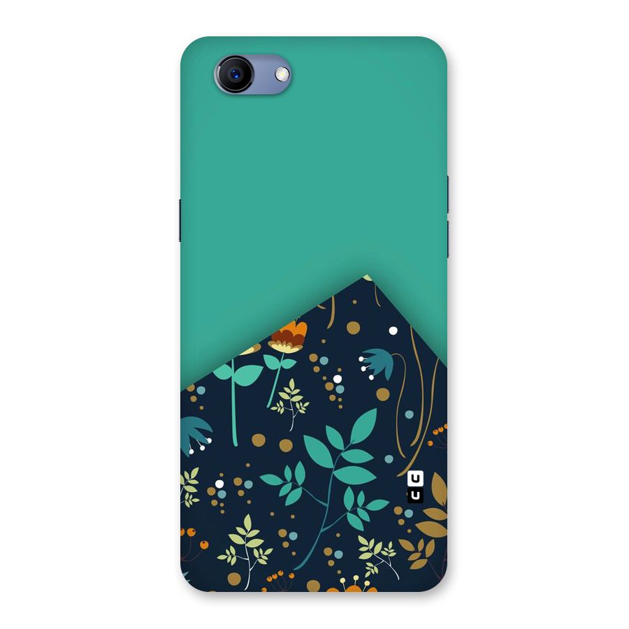 Floral Corner Back Case for Oppo Realme 1