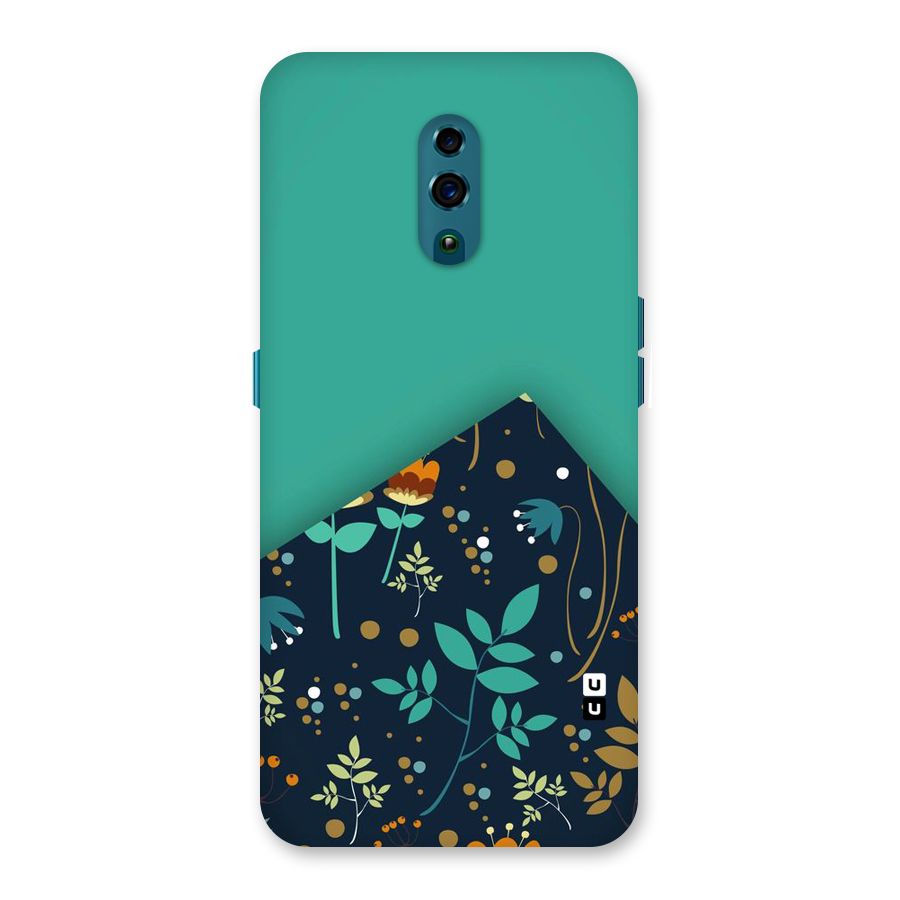 Floral Corner Back Case for Oppo Reno