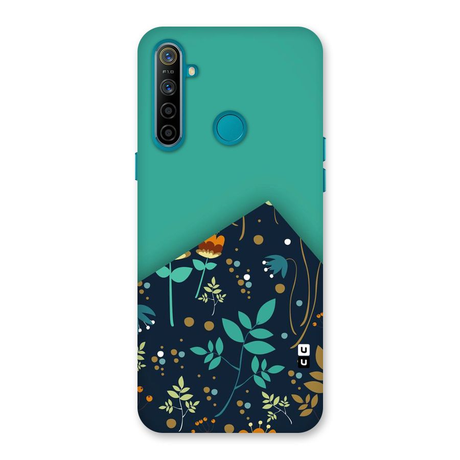 Floral Corner Back Case for Realme 5i