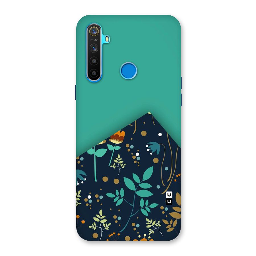 Floral Corner Back Case for Realme 5s
