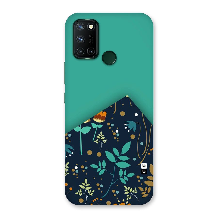 Floral Corner Back Case for Realme 7i