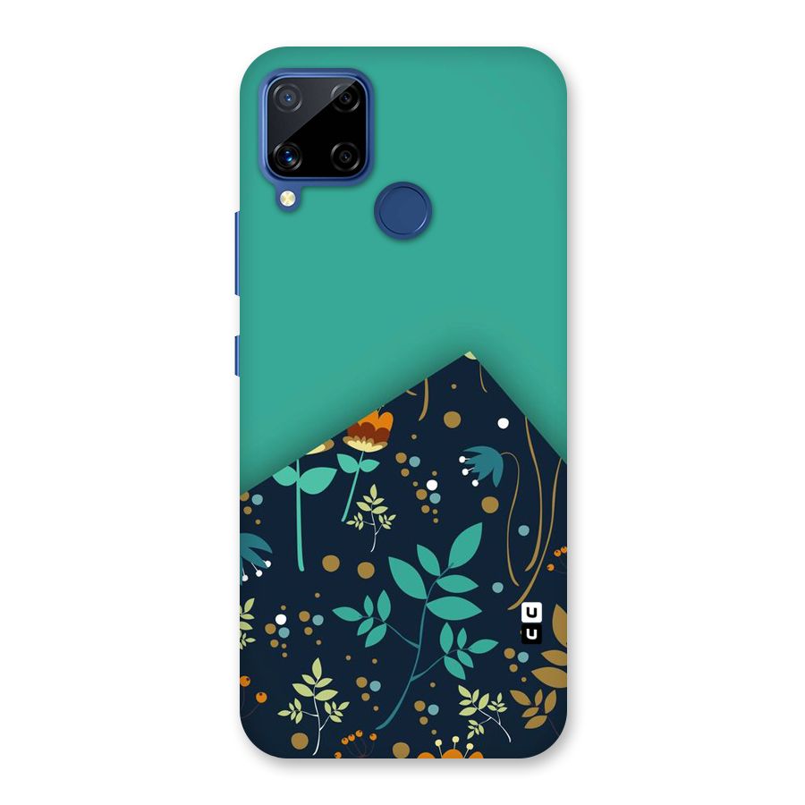 Floral Corner Back Case for Realme C12