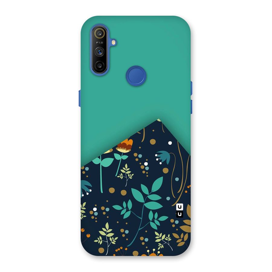 Floral Corner Back Case for Realme Narzo 10A