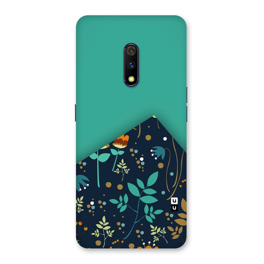 Floral Corner Back Case for Realme X
