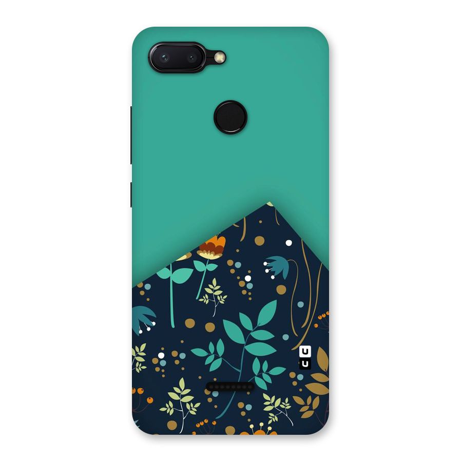Floral Corner Back Case for Redmi 6