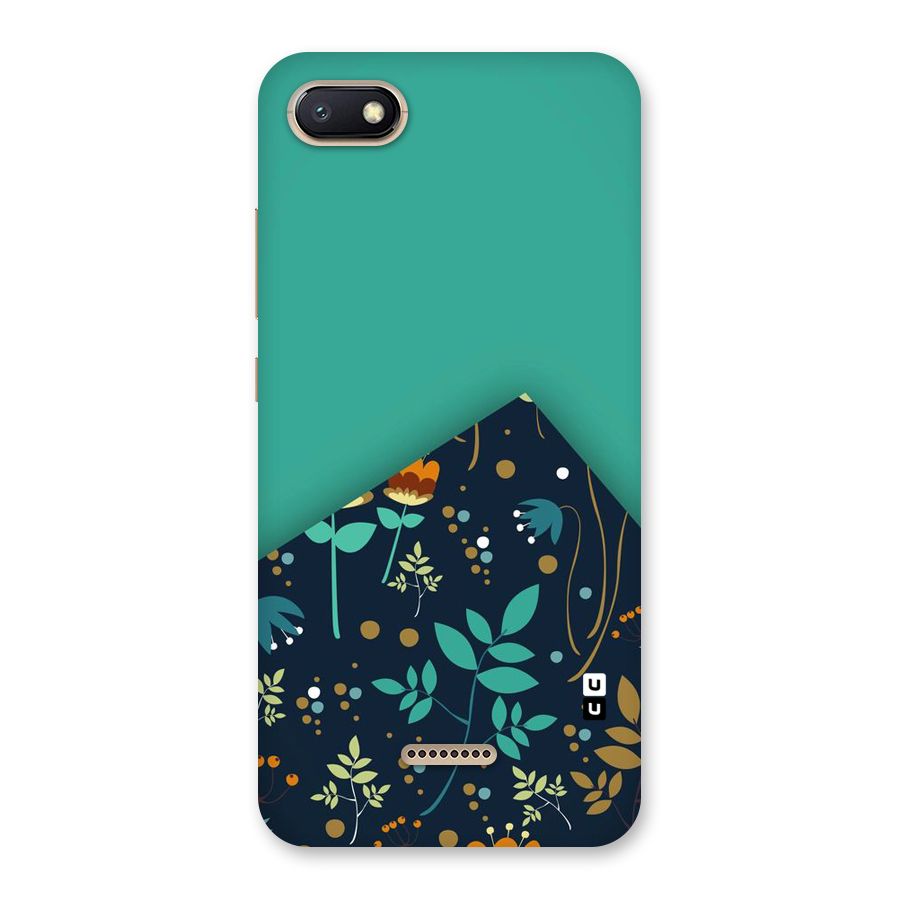 Floral Corner Back Case for Redmi 6A