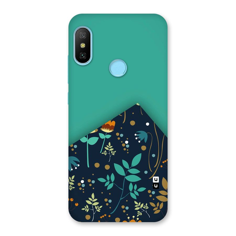 Floral Corner Back Case for Redmi 6 Pro