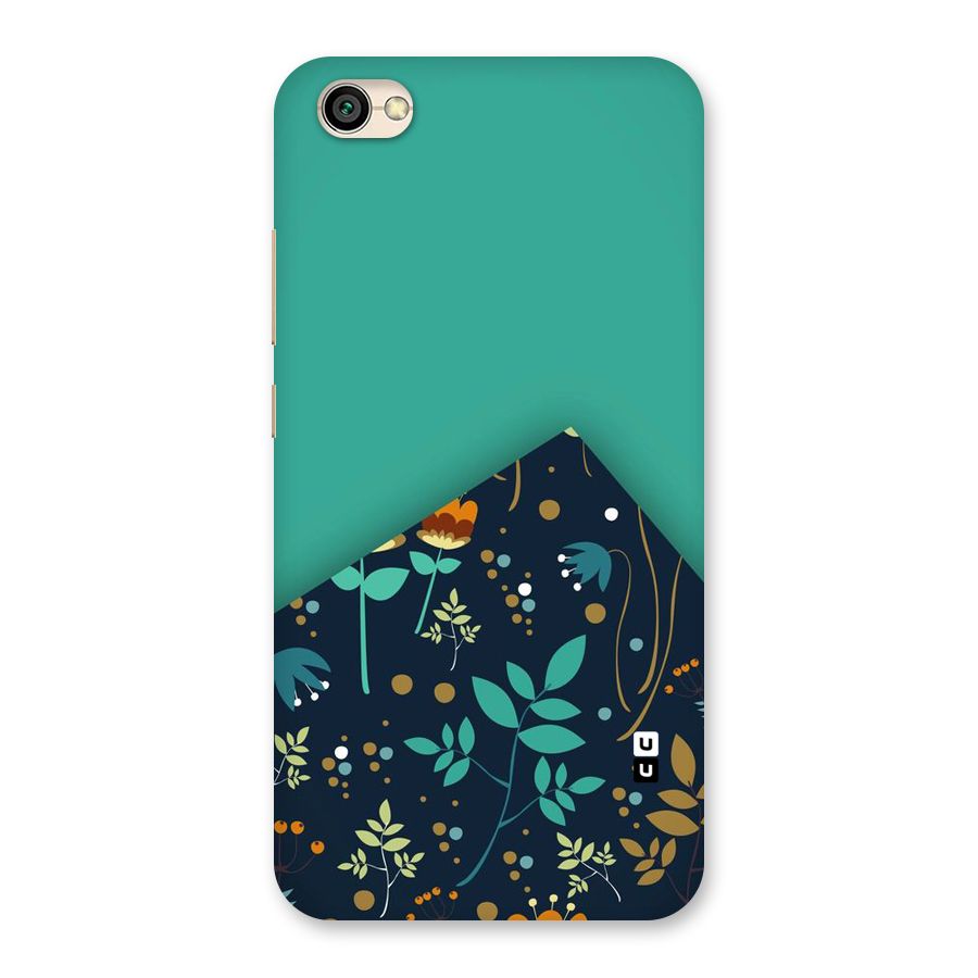 Floral Corner Back Case for Redmi Y1 Lite