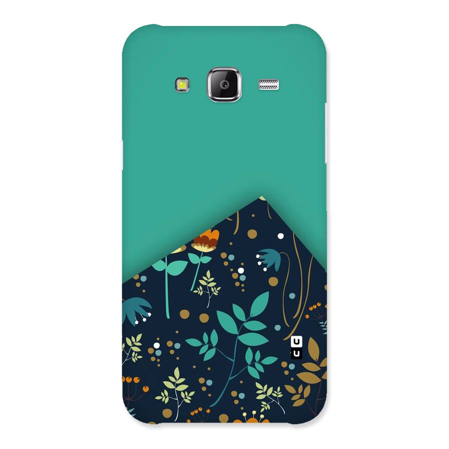 Floral Corner Back Case for Samsung Galaxy J5