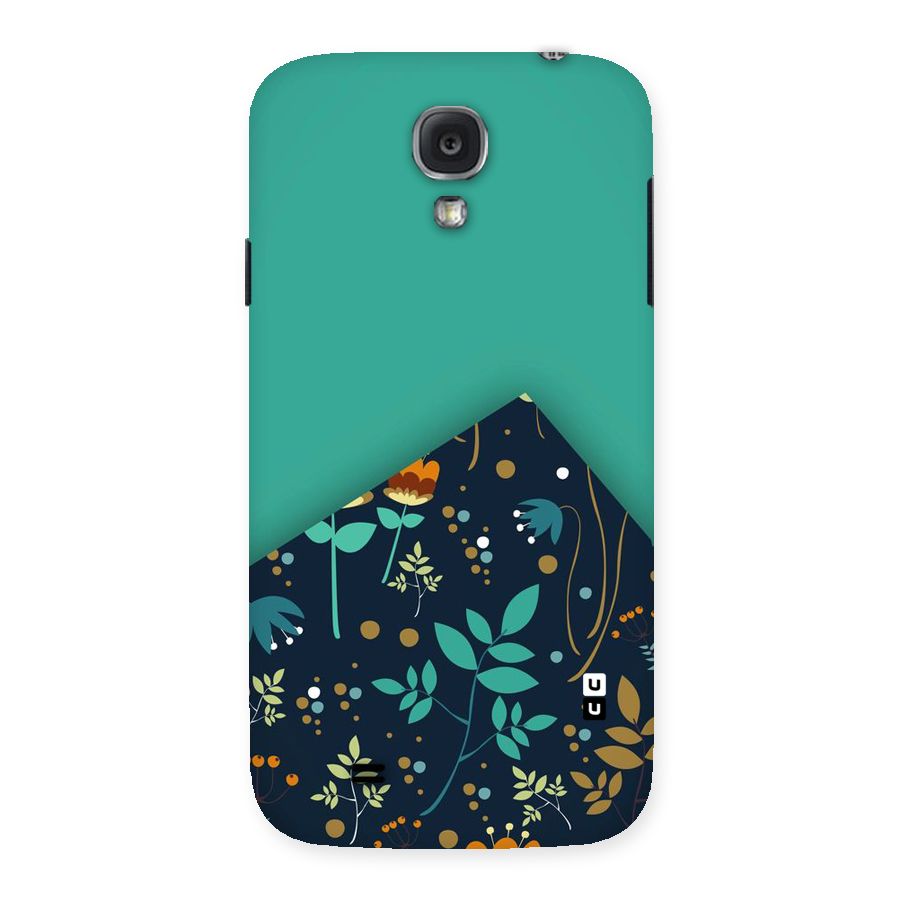 Floral Corner Back Case for Samsung Galaxy S4