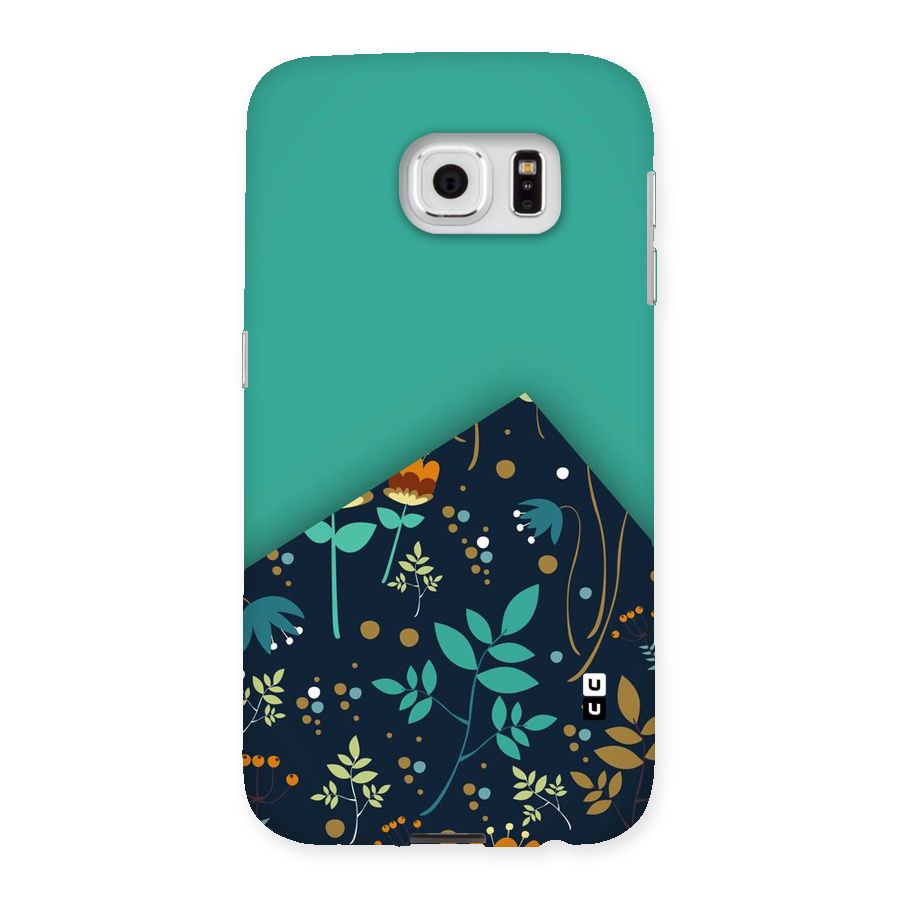 Floral Corner Back Case for Samsung Galaxy S6