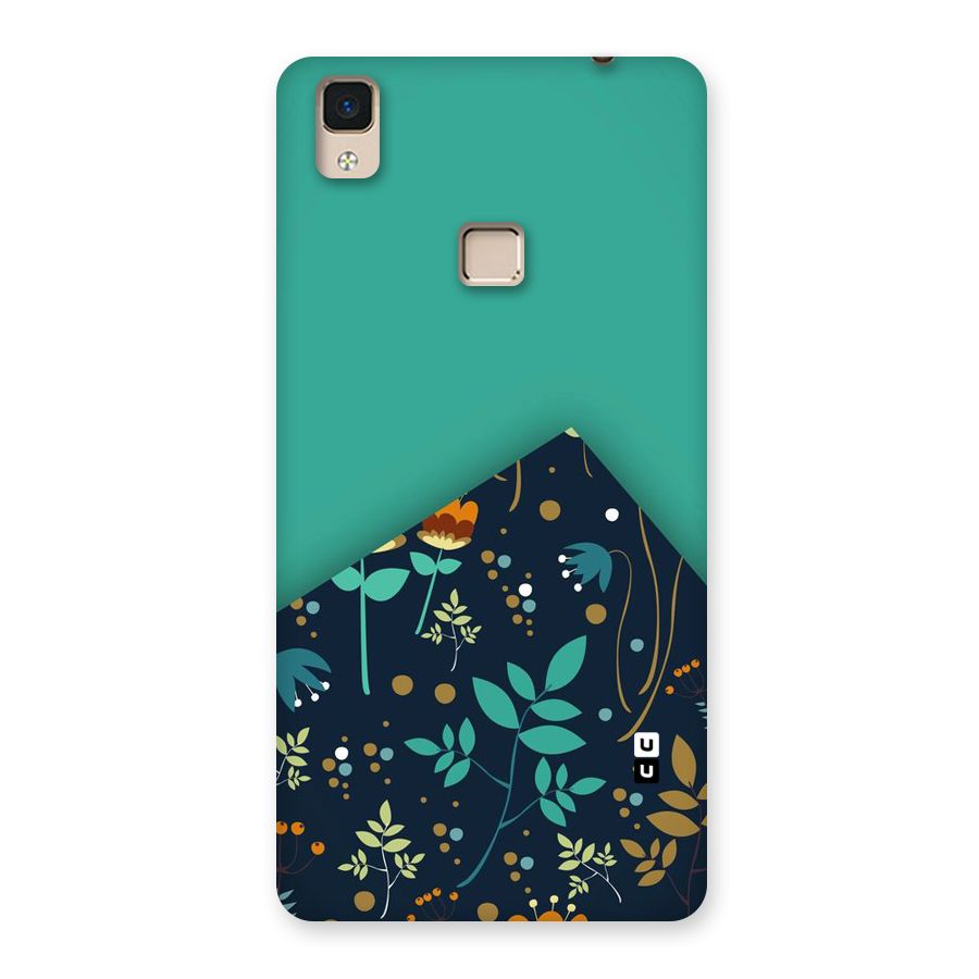 Floral Corner Back Case for V3 Max