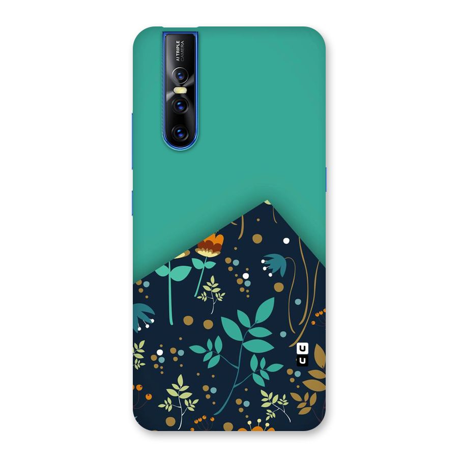 Floral Corner Back Case for Vivo V15 Pro