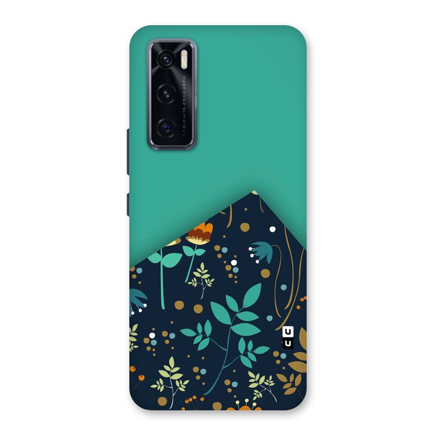 Floral Corner Back Case for Vivo V20 SE