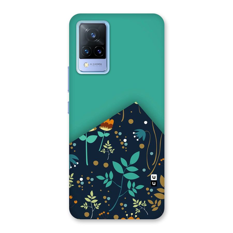 Floral Corner Back Case for Vivo V21 5G