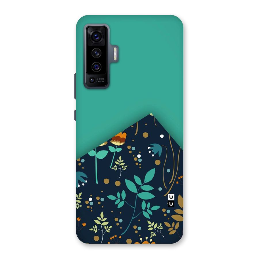 Floral Corner Back Case for Vivo X50