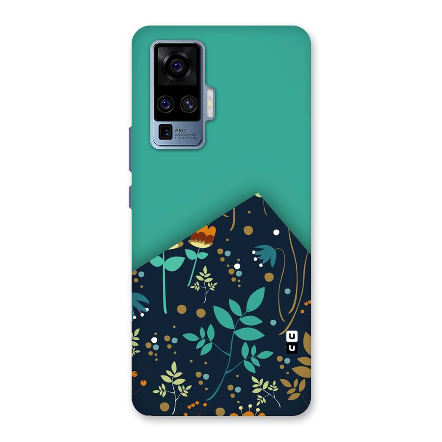 Floral Corner Back Case for Vivo X50 Pro