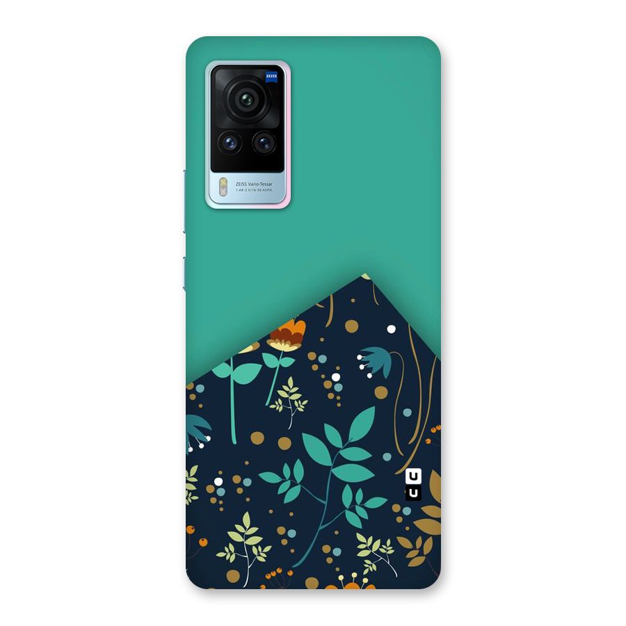 Floral Corner Back Case for Vivo X60 Pro