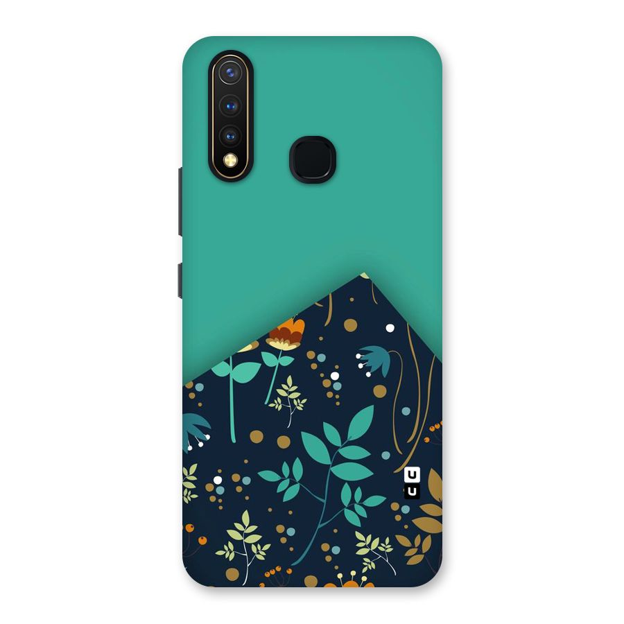 Floral Corner Back Case for Vivo Y19