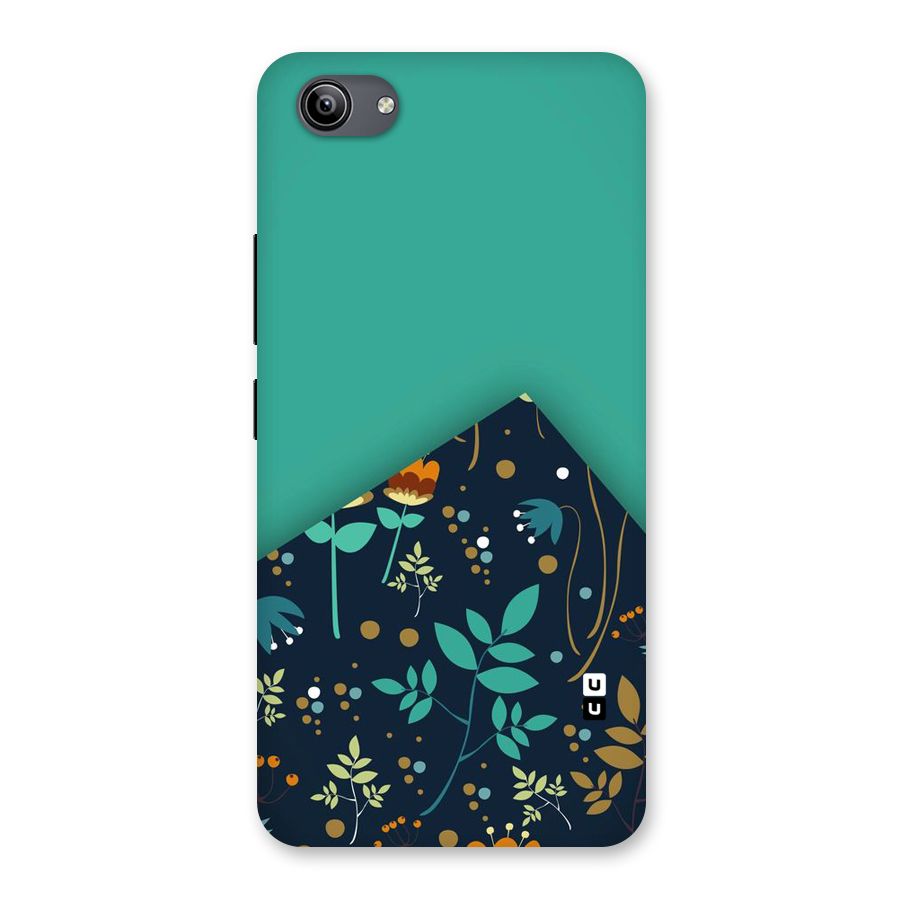 Floral Corner Back Case for Vivo Y81i