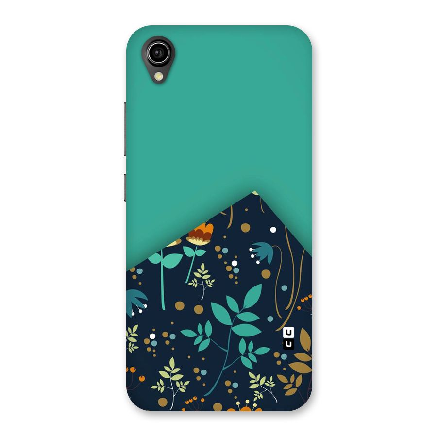 Floral Corner Back Case for Vivo Y90
