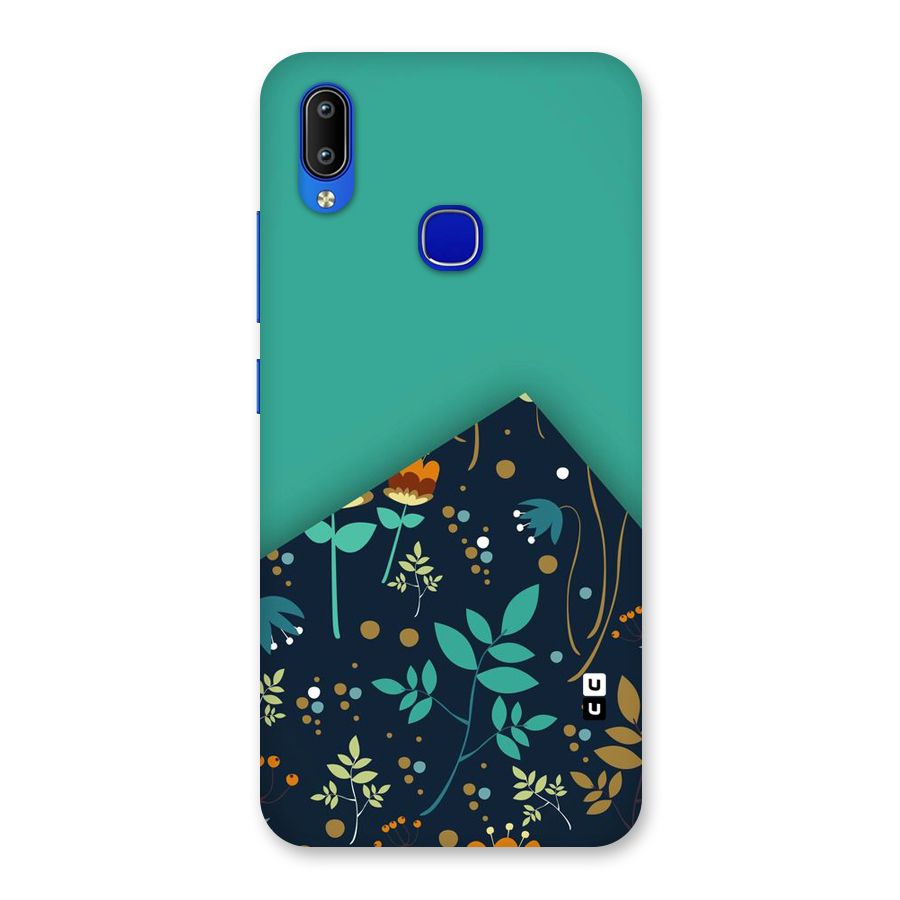 Floral Corner Back Case for Vivo Y91