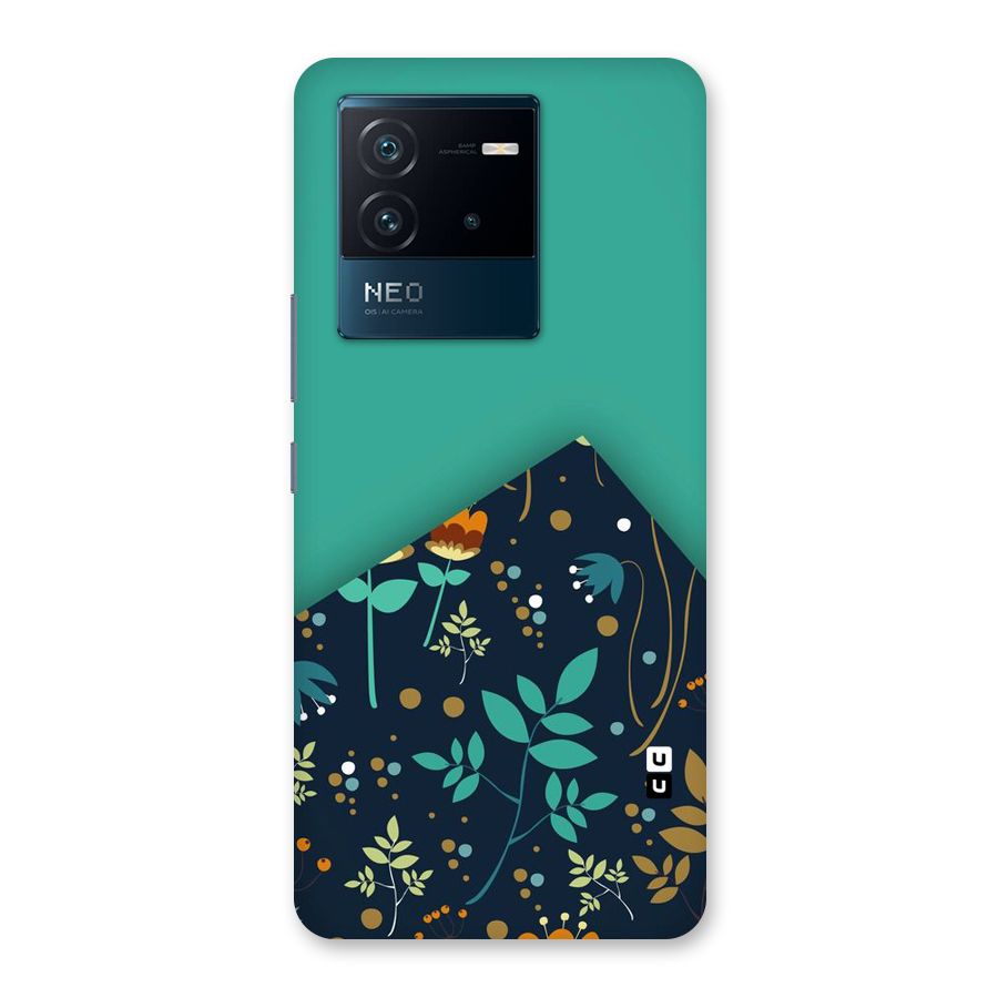 Floral Corner Back Case for Vivo iQOO Neo 6 5G