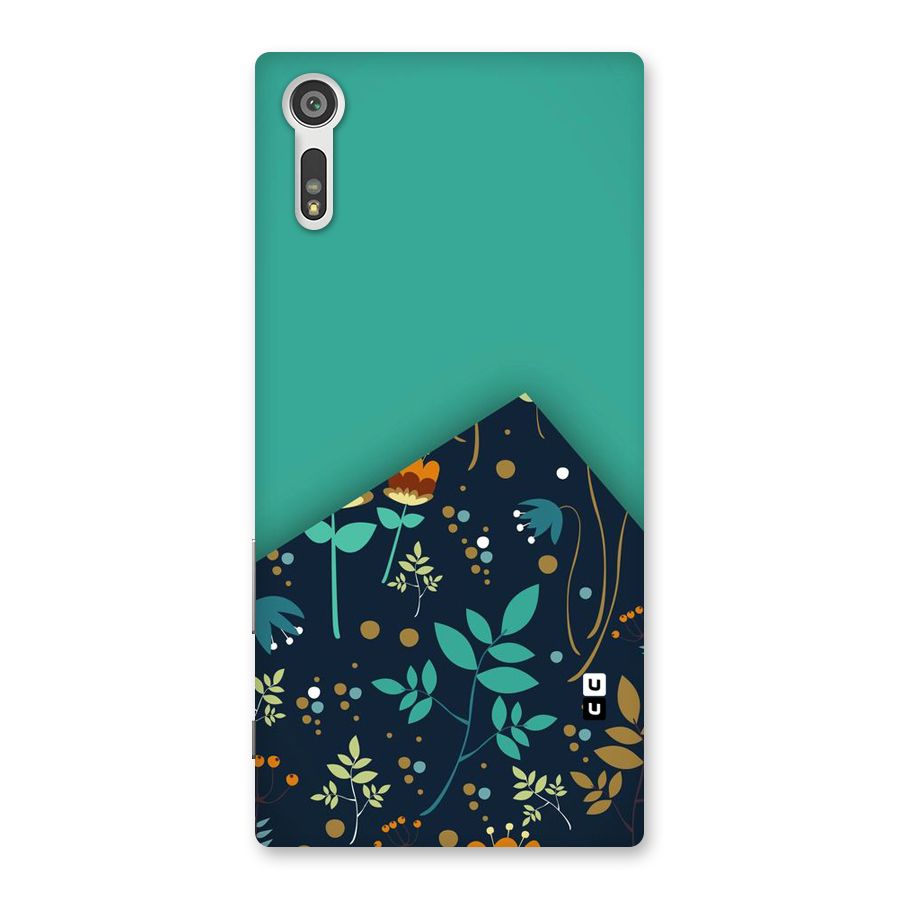 Floral Corner Back Case for Xperia XZ