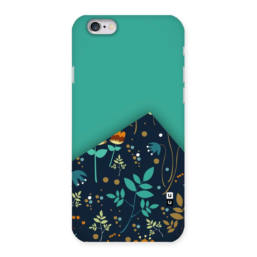 Floral Corner Back Case for iPhone 6 6S