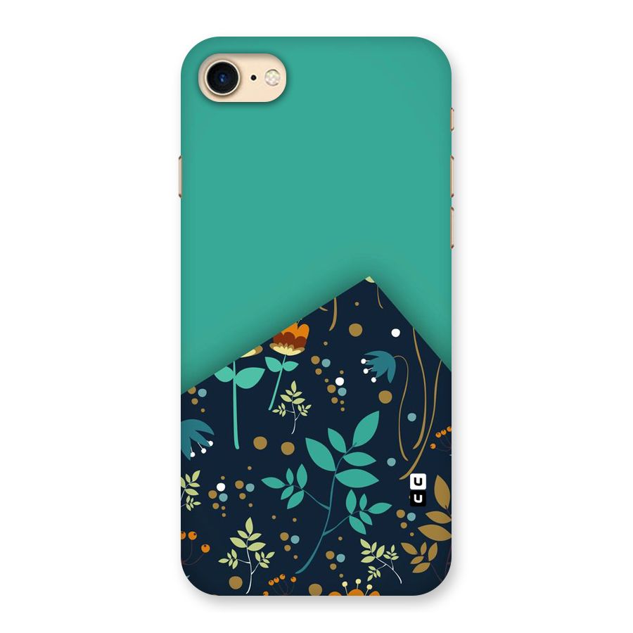 Floral Corner Back Case for iPhone 7