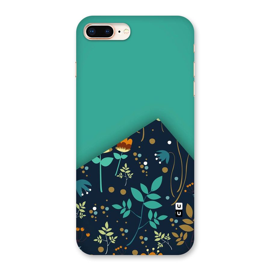 Floral Corner Back Case for iPhone 8 Plus