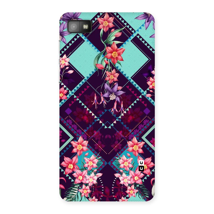 Floral Diamonds Back Case for Blackberry Z10