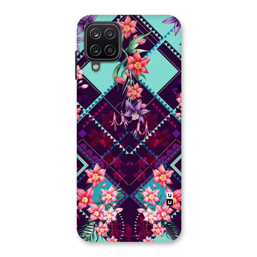 Floral Diamonds Back Case for Galaxy A12