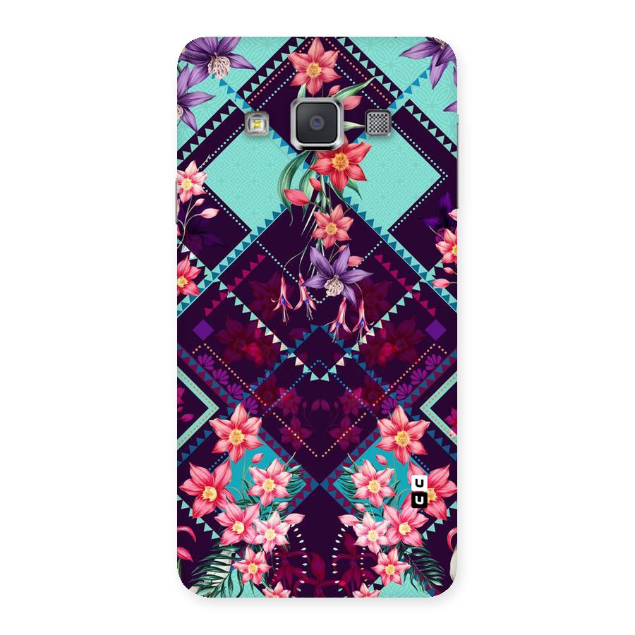 Floral Diamonds Back Case for Galaxy A3