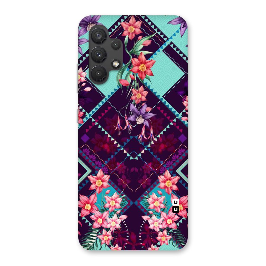 Floral Diamonds Back Case for Galaxy A32