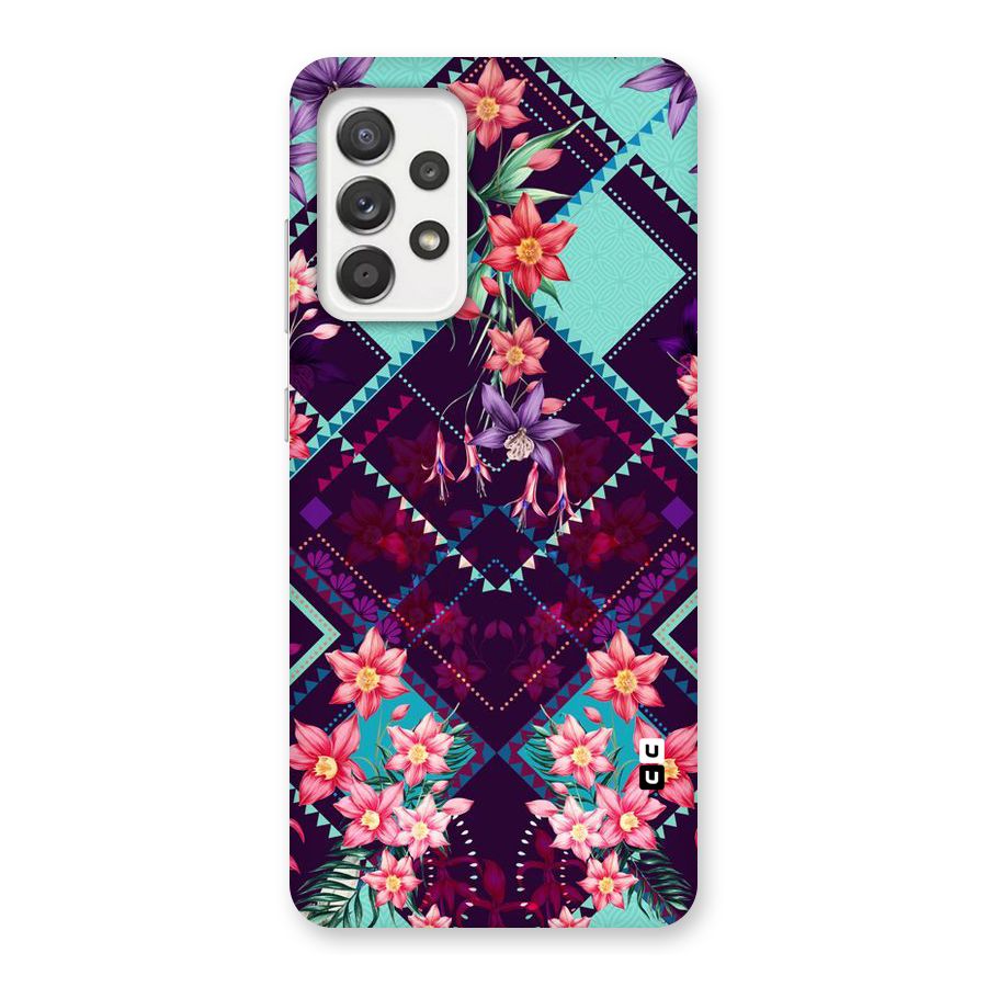 Floral Diamonds Back Case for Galaxy A52