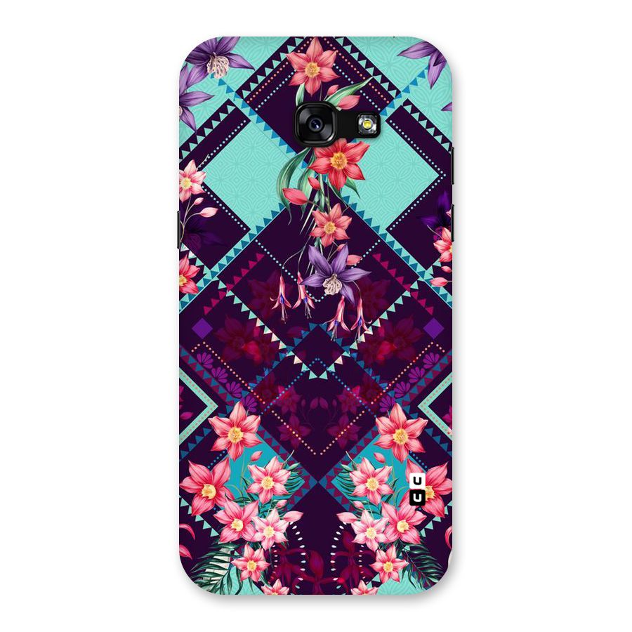 Floral Diamonds Back Case for Galaxy A5 2017