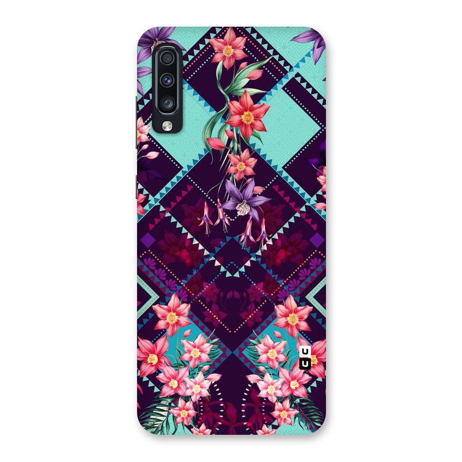 Floral Diamonds Back Case for Galaxy A70