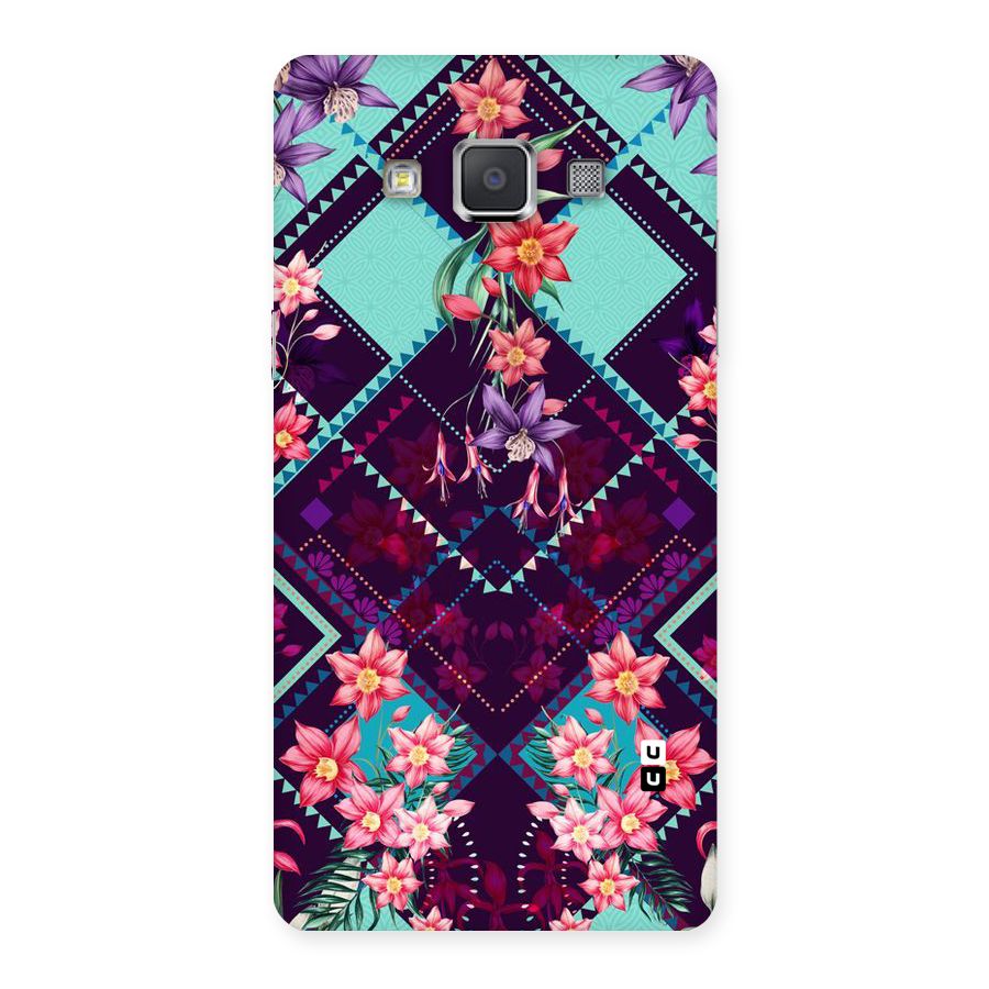 Floral Diamonds Back Case for Galaxy Grand 3