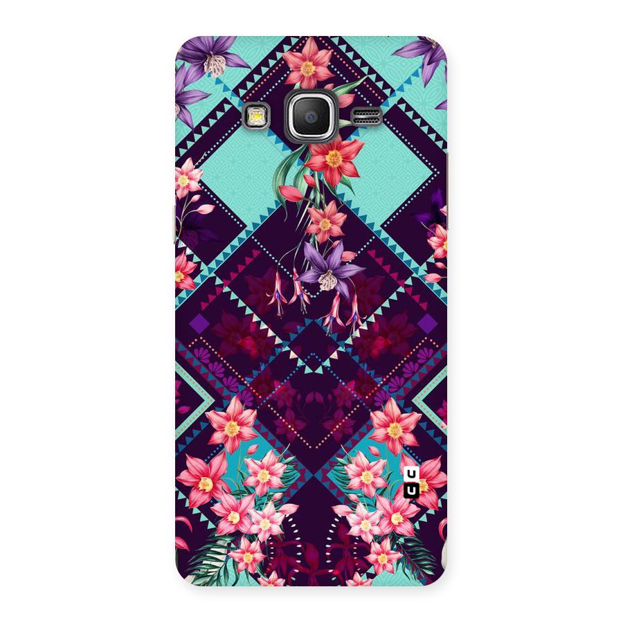 Floral Diamonds Back Case for Galaxy Grand Prime