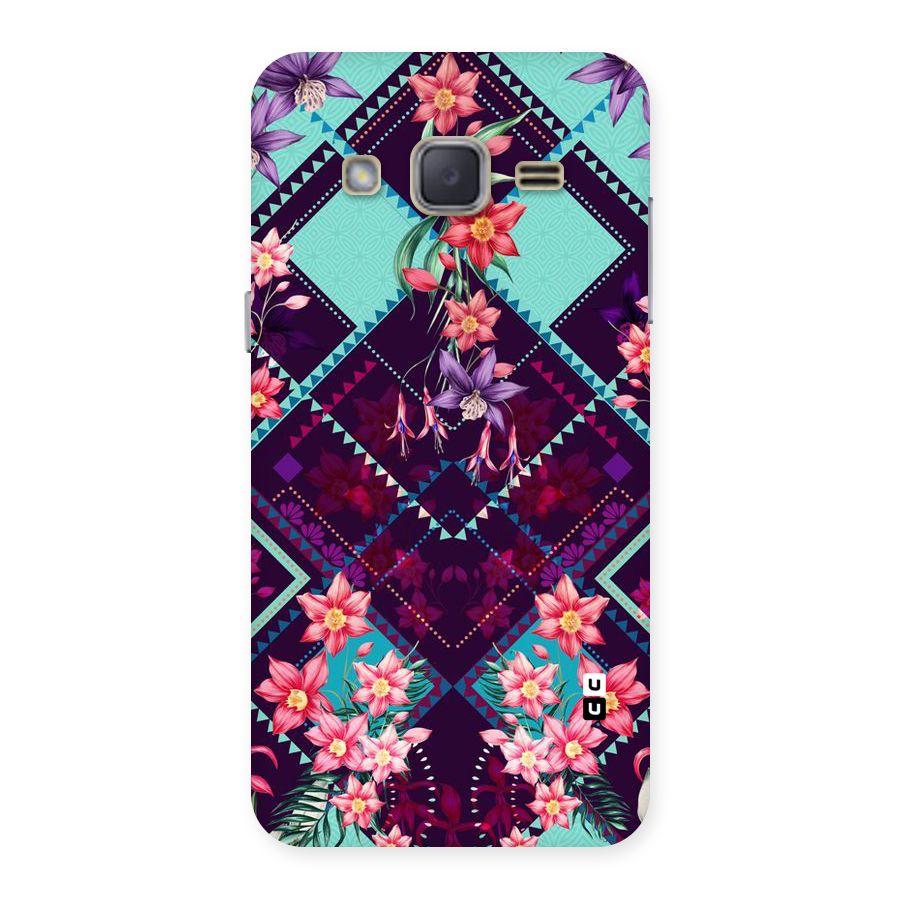 Floral Diamonds Back Case for Galaxy J2