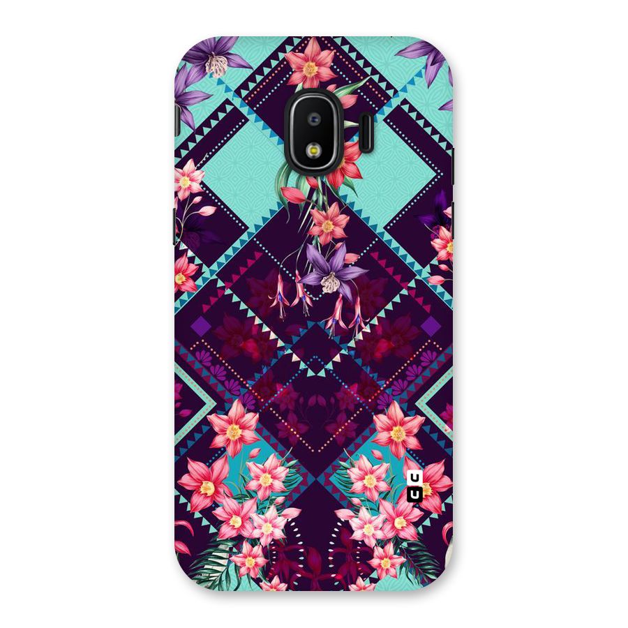 Floral Diamonds Back Case for Galaxy J2 Pro 2018