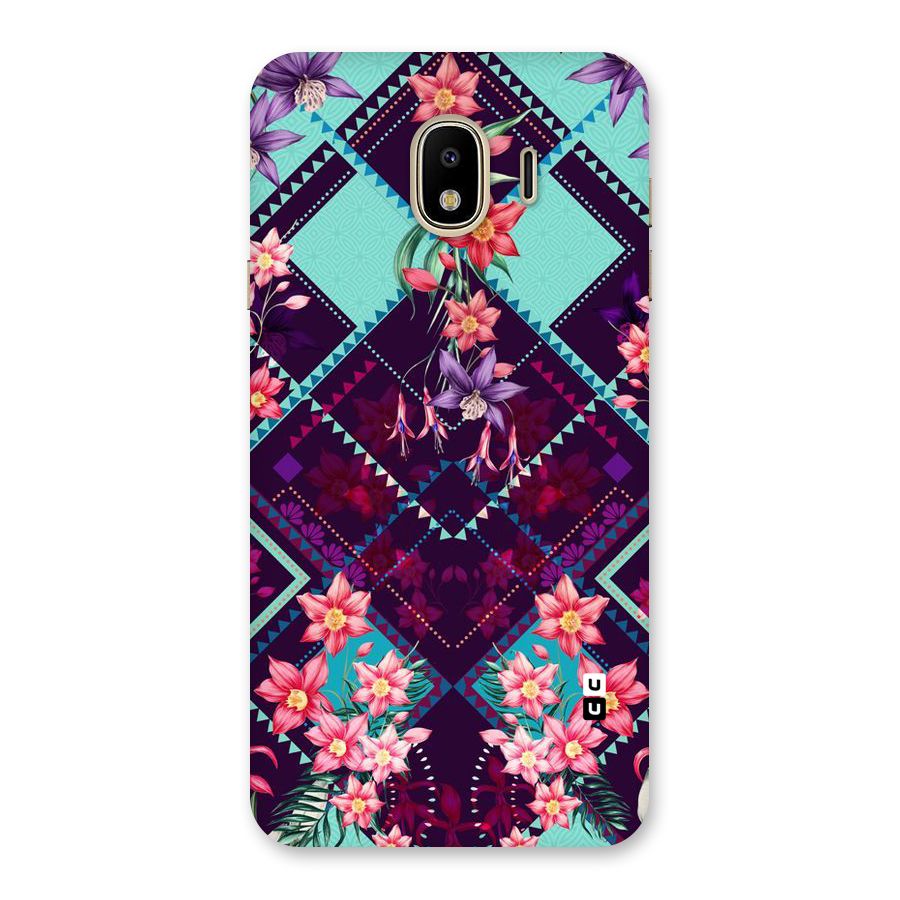 Floral Diamonds Back Case for Galaxy J4