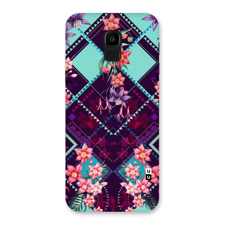 Floral Diamonds Back Case for Galaxy J6