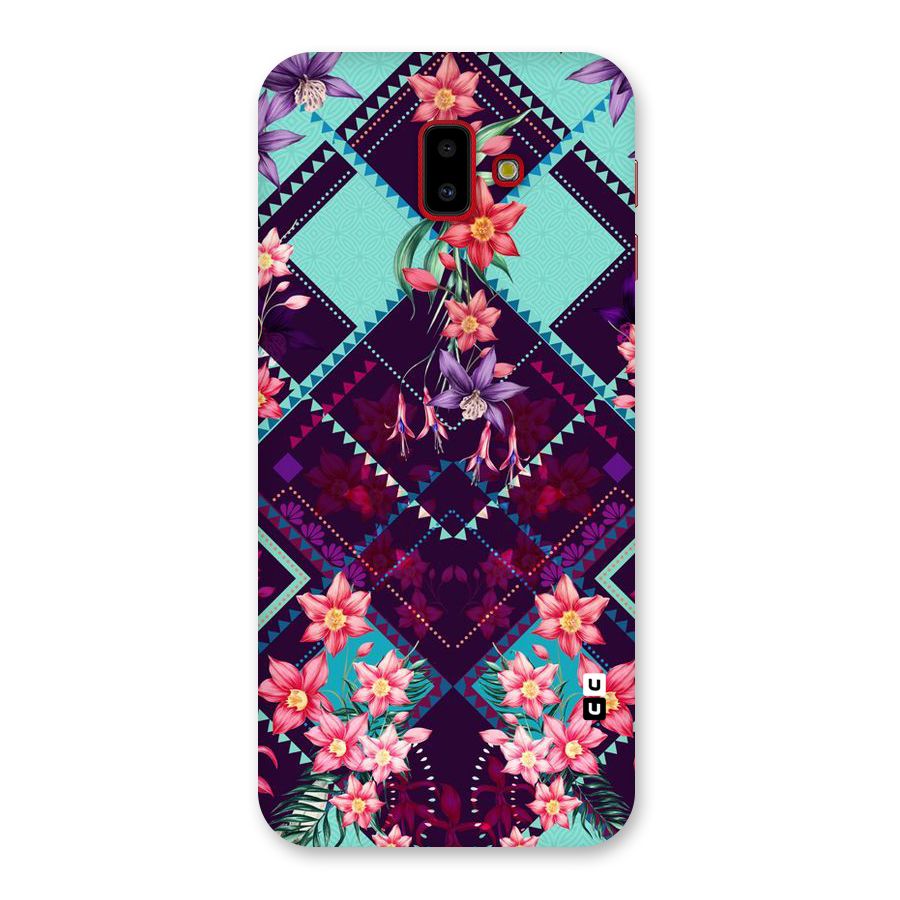 Floral Diamonds Back Case for Galaxy J6 Plus